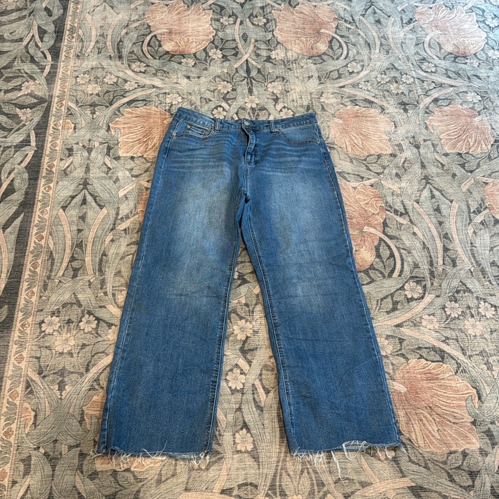 Straight leg jeans